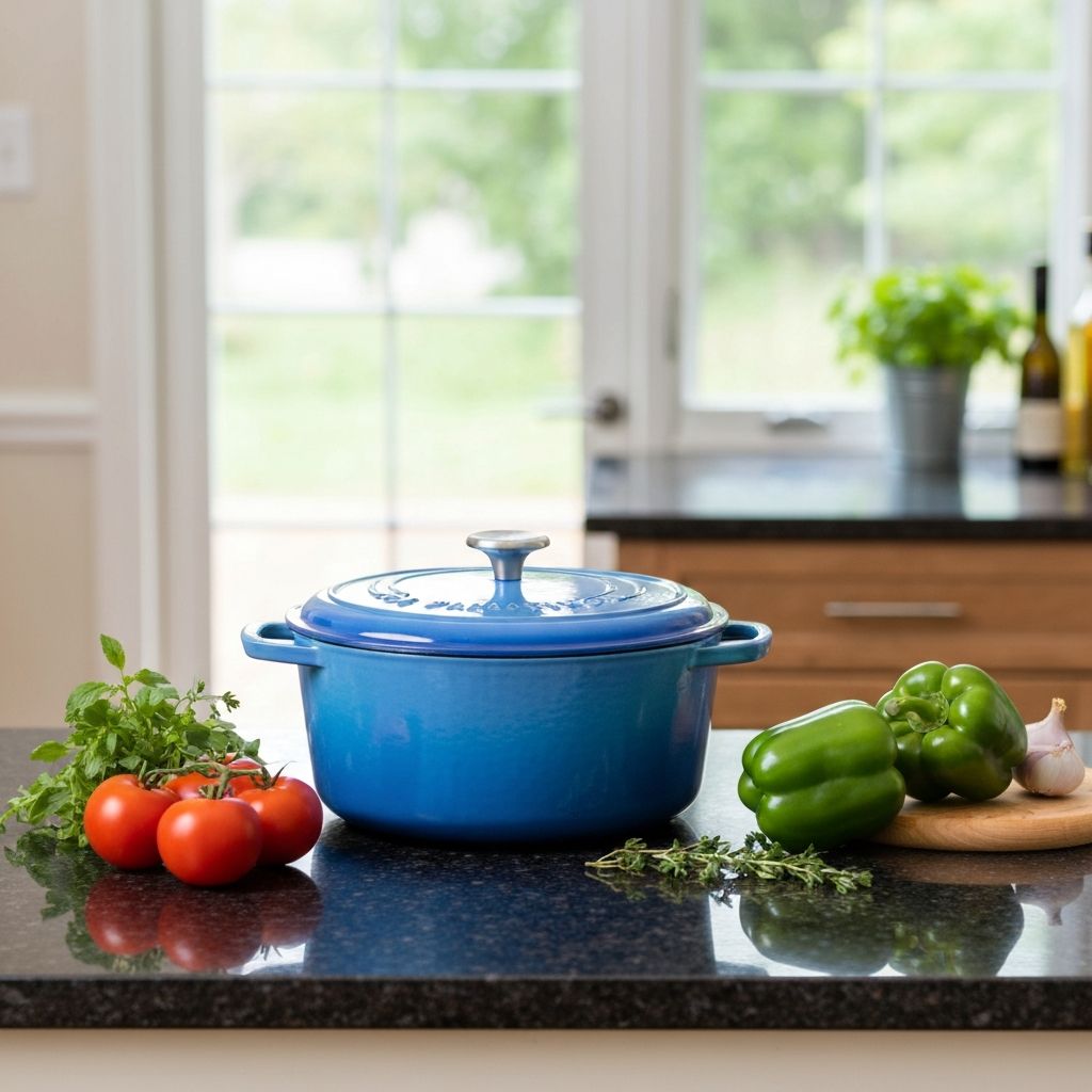 7-Quart Enameled Cast Iron Dutch Oven